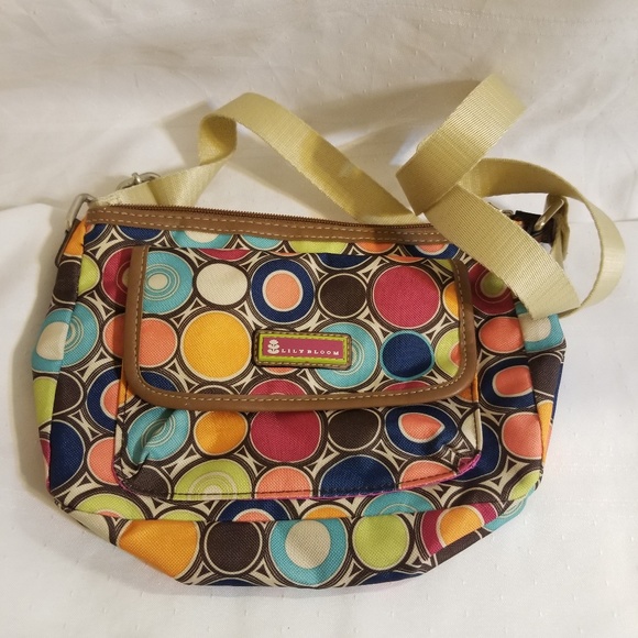 Lily Bloom Crossbody Handbag Purse - Picture 7 of 8